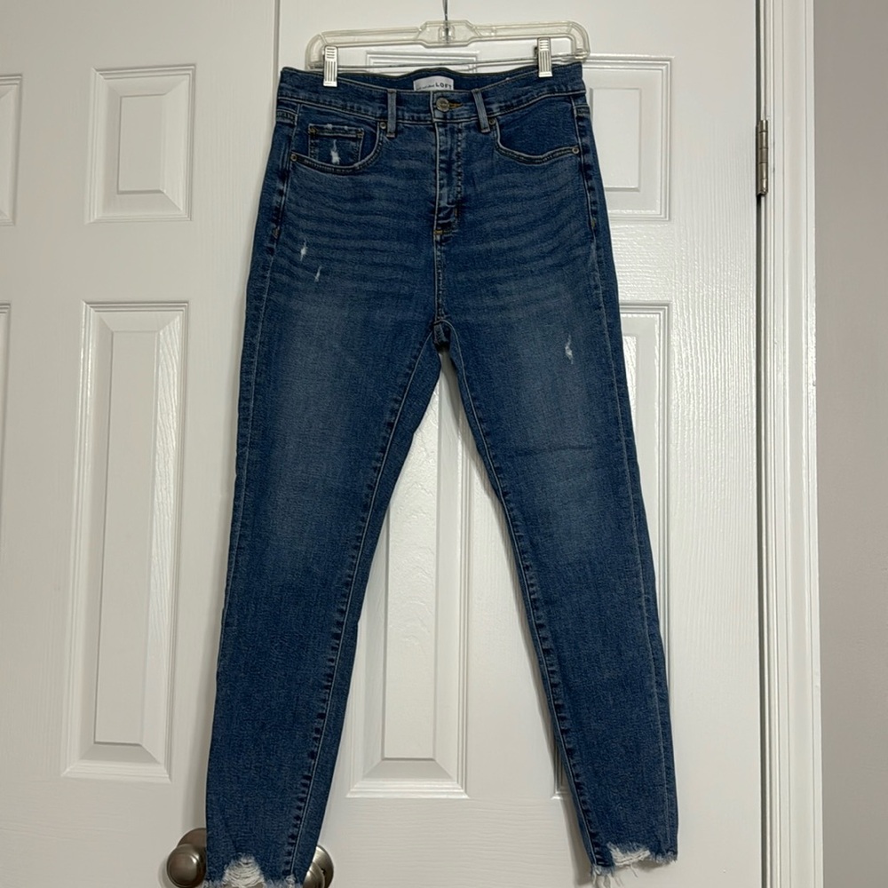 Loft Lightly Distressed Jeans